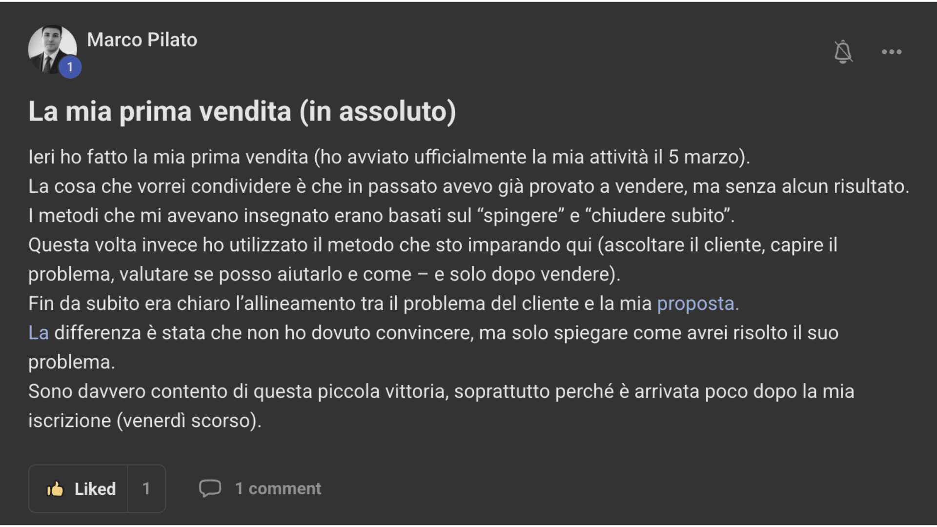 Vittoria community