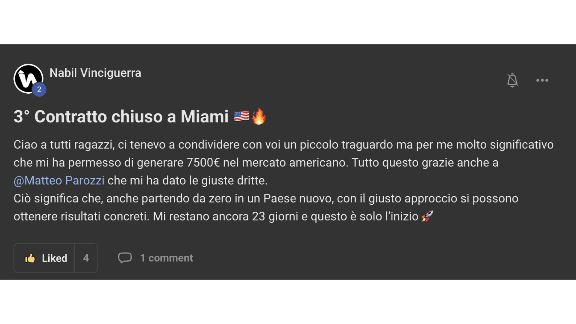 Vittoria community